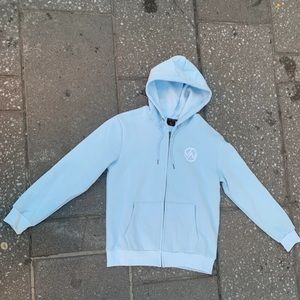 Babyblue/white VN Logo Sweater NWT